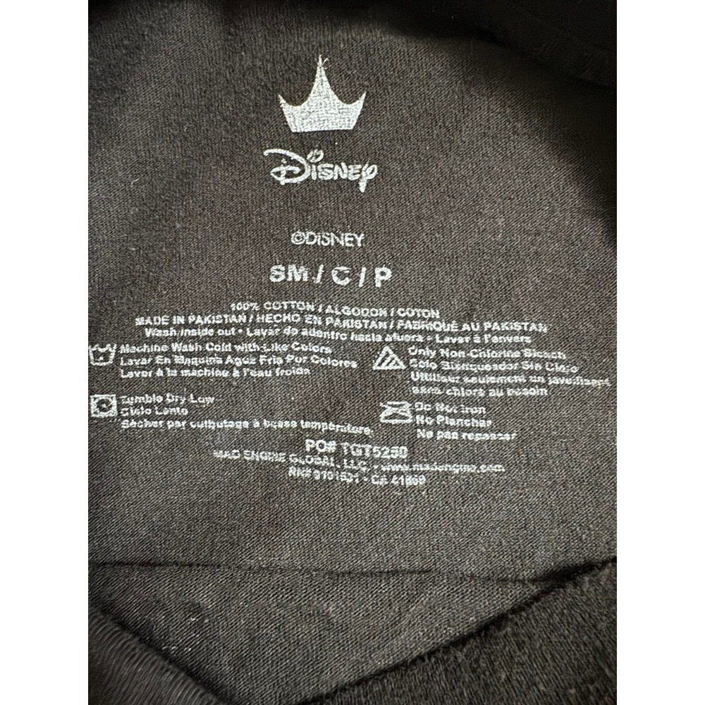 Disney The Little Mermaid Womens Small Black Ariel‎ Graphic T-Shirt Short Sleeve - Picture 5 of 6